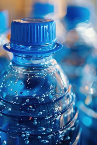 closeup-blue-plastic-water-bottles-focusing-hydration-freshness-with-blurred-background_29120-24756